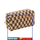 #A Pencil Case Knit Cosmetics Makeup Brushes Pen Toiletry Bags for Girls Adults