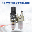 1/4 inch SMC Air Filter Pressure Regulator Trap Pneumatic Oil Water Separator
