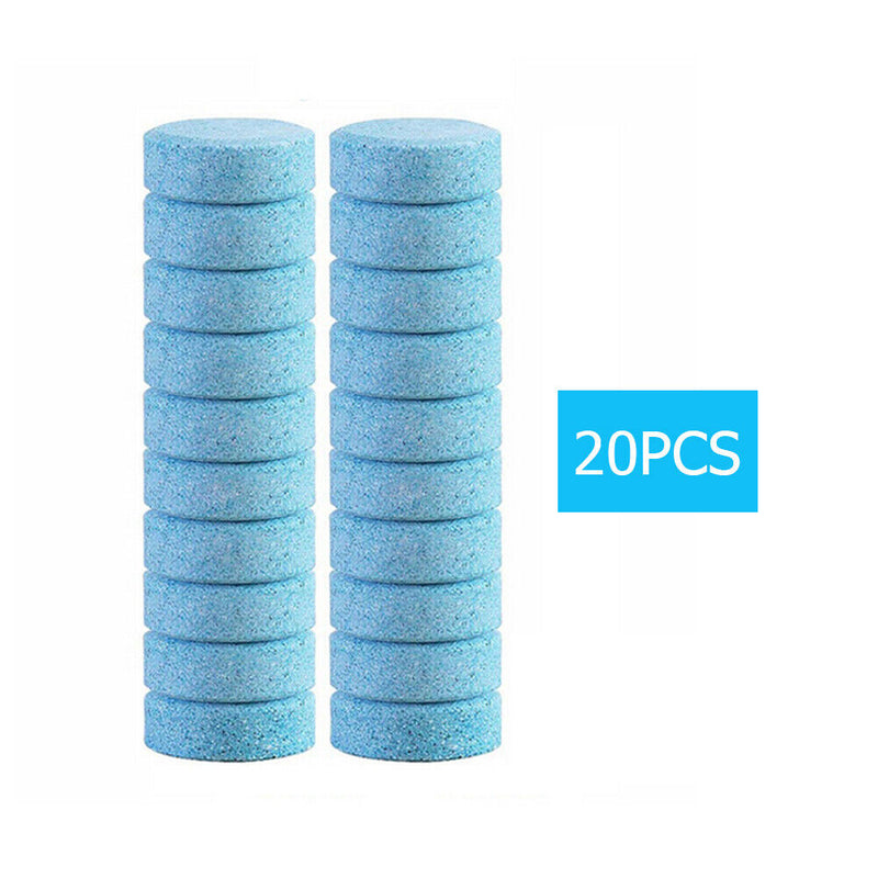 20pcs Solid Cleaner Car Windscreen Wiper Effervescent Tablets for Window