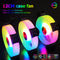 COOLMOON 120mm Chassis RGB Cooling Fan Gorgeous Lighting Quiet Radiator Heatsink
