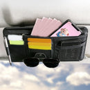 Sunglasses Case Sun Visor Storage Bag Sunshade Organizer Document Ticket Holder