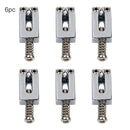 6x Tremolo Fixed Bridge Saddles with Wrench for Strat Electric Guitar Parts