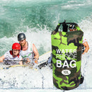 Waterproof Swimming Bag Camouflage Outdoor Camping Dry Sack (10L Green) Newly