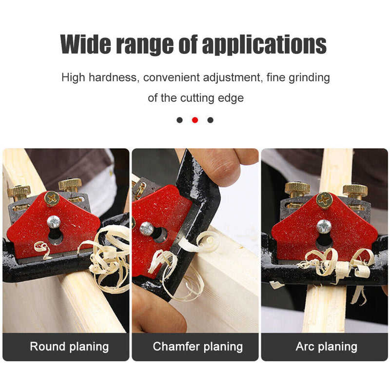 Deburring Trimming Hand Tool Adjustable Plane 9"" Hand Planner for Carpenter