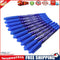 10pcs Dual Tip Fine Marker Waterproof Signature Draw Watercolor Pen (Blue)