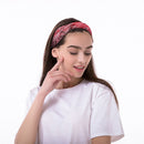 Women Running Cross Headdress Fitness Wide Headband Print Headwear Headdress