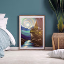 Oil Paint By Numbers Little Monster Frameless Picture Craft Kit for Living Room