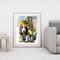 DIY Sunflower Puppy Oil Paint by Numbers Drawing on Canvas Pictures Home Decor