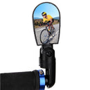 2x Rotation Bicycle Cycling Mirrors Wide-Angle Handlebar Rearview Mirror Newly