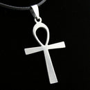 Large ANKH Cross Pendant Leather 50cm+ Necklace Egyptian Life of Accesso A best
