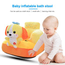 Cartoon Baby Sofa Cover Learn to Sit Sofa without Cotton Support (Penguin) Newly