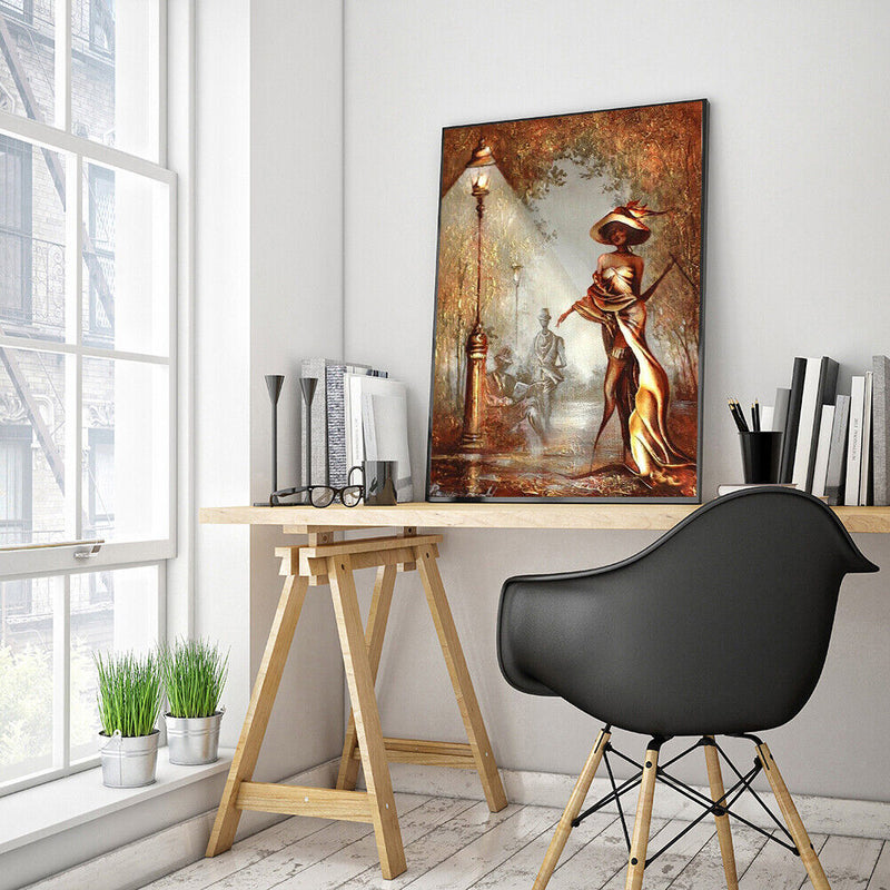 Oil Paint By Numbers Romantic Couples Coloring Picture Drawing