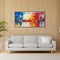 Oil Paint By Numbers Lake Scenery Frameless Picture Craft Kit for Living Room