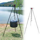 SUNDICK Outdoor Camping Cookware Tripod Aluminum Alloy Hanging Cooking Pot Newly