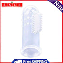 Baby Finger Toothbrush Children Teeth Massage Soft Silicone Brush (White)