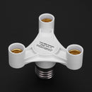 E27 to 3E14 Bulb Light Socket Adapter Splitter Screw Induction Lamp Holder UK