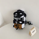 Fashion Women Animal Pattern Print Shoulder Chest Bag Small Handbags (Cow)