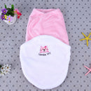 Baby Swaddle Embroidered Wrap Soft Envelope Baby Sleeping Bag(pink) Newly