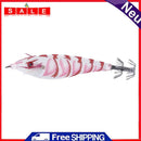 10cm 9g Luminous Octopus Jig Hook Wood Shrimp Bait Squid Sea Fishing Hooks Lure