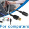 For Lenovo Thinkpad Round Jack to Square Plug Adapter Charger Power Converter`