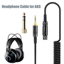 3.5mm Male to Mini Spring Headset Cable for AKG K240 K271 K141 K702 K712 Newly