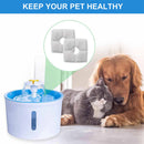 125mm Activated Carbon Filters for Pet Cat Dog Water Fountain Drinking Dispen