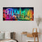 Colorful Famous Buildings Oil Paint By Numbers Kits DIY Handpainted Picture
