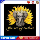 DIY Full Round Drill Diamond Painting 5D Sunflower Elephant Poster Kit