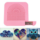 Handmade Quilter Grid Guide for Paper Folding Craft Paper Quilling (Pink)