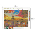 5D DIY Full Drill Diamond Painting Paris Tower Cross Stitch Embroidery Kit