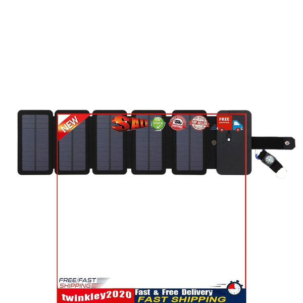 20W Folding Solar Cells Charger Outdoor 5V Solar Panels for Phone Charging Newly