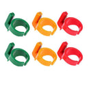 Needle Craft Accessory Finger Blade Plastic Thimble Thread Cutter Sewing Ring