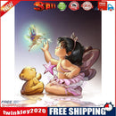 5D DIY Diamond Painting Kits Girl Full Round Drill Wall Decor Art Crafts
