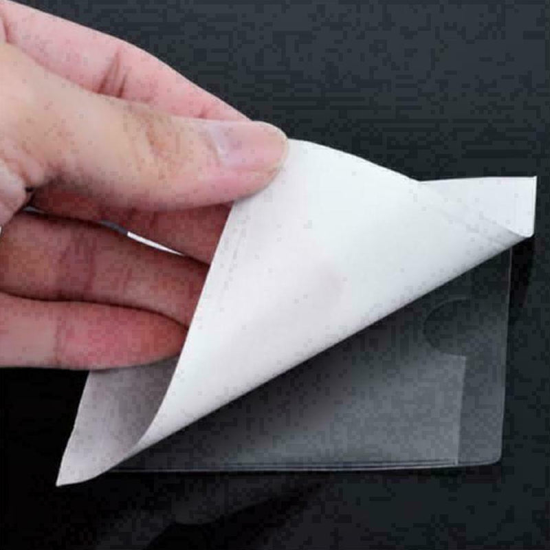 1 x Self Adhesive Backed Windscreen Ticket Holder 100mm x Z4J3 A0X3 Q0E6 O9R3