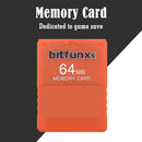 FMCB 1.966 Memory Card for Sony PS2 64MB Free McBoot Console Card (Orange) Newly