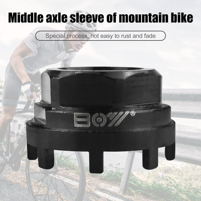 Steel Bicycle Bottom Bracket Cup Tool 8 Notch MTB Mountain Bike Repair Tools