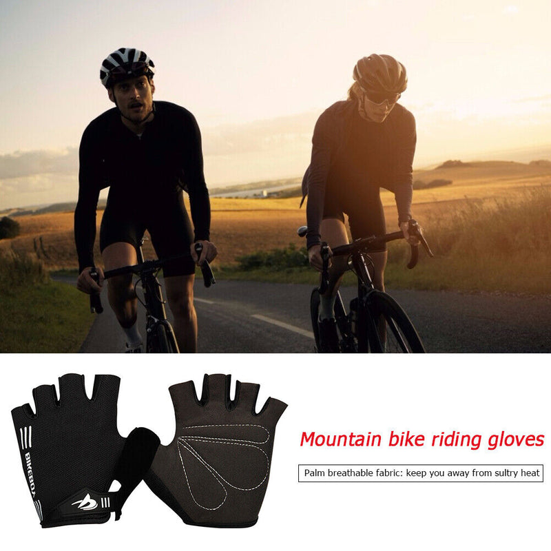 Bikeboy Anti-slip Outdoor Sports Half Finger Gloves Breathable Cycling Gloves