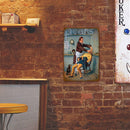 20x30cm Barber Shop Print Rectangular Metal Waterproof Iron Sheet Draw