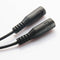 3.5mm Stereo Audio Join (Male, 2 Female) Mic Y Splitter Cable