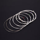 6Pcs Orphee QE25 Nickel Alloy Plated Electric Guitar Strings(009-042inch)