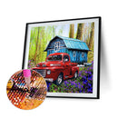 DIY Diamond Painting Kits Full Square Drill Forest Red Car Home Decoration Gifts