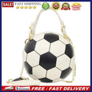 Round Basketball Shoulder Bag Women Football Totes Chain Messenger Handbag Purse