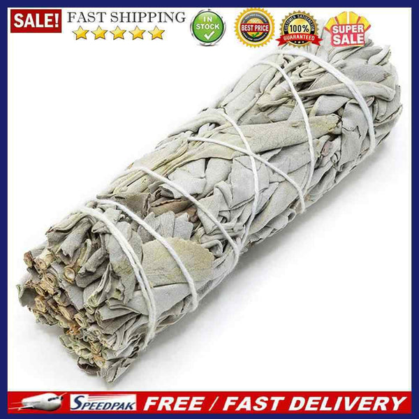 White Sage Bundle Fragrance Wand Purification Incense Burning Home Air Freshe