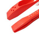 Fishing Tongs Gripper Portable Fishing Clip Grabber with Lanyard (Red) Newly