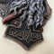 Window Ornaments Spartan Warrior Viking Double A xe Berserker Wall Decoration