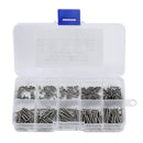 250x 4-20 Size Wood Screw M2 Cross Round Head Self Tapping Screws Assortment Kit