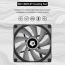 ID-COOLING 120mm CPU Cooler DC 12V 1800RPM PC Case Radiator Air Cooling Fan