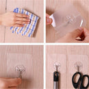 Household Storage Hanger Seamless Adhesive Hook Wall Rack Traceless Hooks