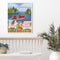 Lakeside Lounge Oil Paint By Numbers DIY Handpainted on Canvas Wall Arts