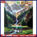Painting By Numbers Kit DIY Snow Mountains Canvas Oil Wall Art Picture Craf